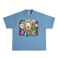 Pebble Blue easter sheep eggs butterfly daisys leopard glitter wooden Urban Heavy Tee - Artiststas