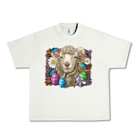 Pistachio easter sheep eggs butterfly daisys leopard glitter wooden Urban Heavy Tee - Artiststas