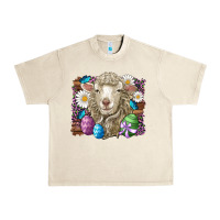 Sandshell easter sheep eggs butterfly daisys leopard glitter wooden Urban Heavy Tee - Artiststas