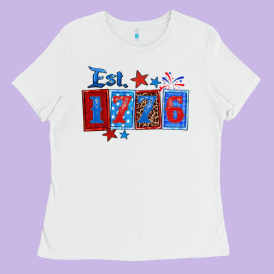 Est 1776 Ladies Tee Designed By Zillion Design Studio