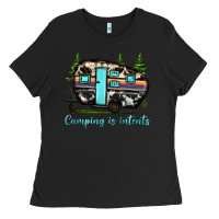 Black camping is intents Ladies Tee - JahusDesignShop