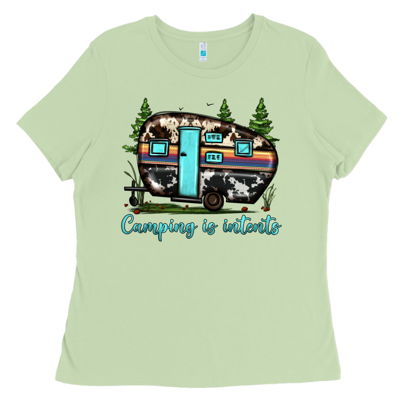 Camping Is Intents Ladies Tee by JahusDesignShop | Teevron