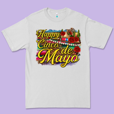 Happy Cinco De Mayo Premium Tee Designed By Texasbilliewilder