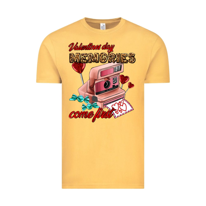 Valentines Day Memories Come First Vintage Tee by AdoDesignShop | Teevron