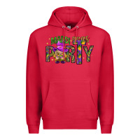 Cardinal Mardi Gras party Premium Hoodie - NancyCooperArtShop
