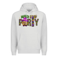 Dove Grey Mardi Gras party Premium Hoodie - NancyCooperArtShop
