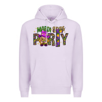 Lilac Mardi Gras party Premium Hoodie - NancyCooperArtShop