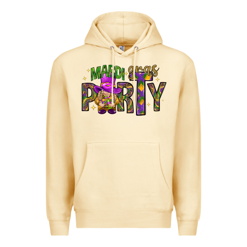 Mardi Gras Party Premium Hoodie by NancyCooperArtShop | Teevron