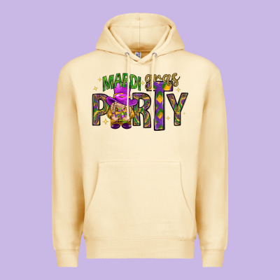 Mardi Gras Party Premium Hoodie Designed By Nancycooperartshop