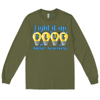 Army Green light it up Long Sleeve Tee - MaliasSmallBusiness