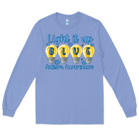 Colony Blue light it up Long Sleeve Tee - MaliasSmallBusiness
