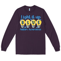 Plum light it up Long Sleeve Tee - MaliasSmallBusiness