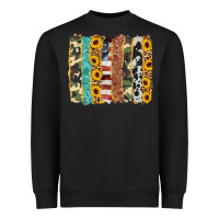 Black western brushstroke Heavyweight Sweatshirt - AdoDesignShop
