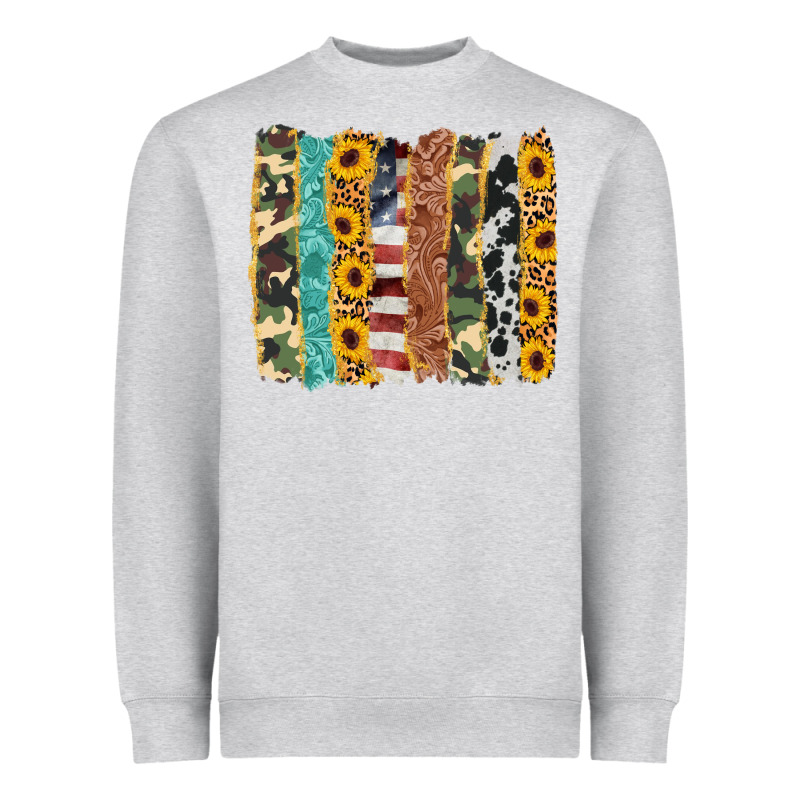 Western Brushstroke Heavyweight Sweatshirt by AdoDesignShop | Teevron
