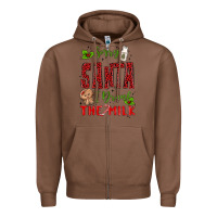 Chestnut sorry santa ı drank the milk Zipper Hoodie - MaliasSmallBusiness