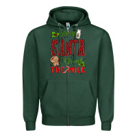 Sports Green sorry santa ı drank the milk Zipper Hoodie - MaliasSmallBusiness