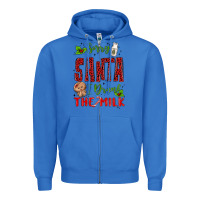 True Royal sorry santa ı drank the milk Zipper Hoodie - MaliasSmallBusiness