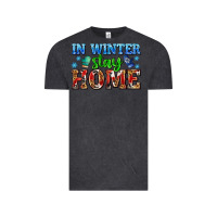 Vintage Black in winter stay home with gloves Vintage Tee - AdoDesignShop