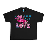 Black loads of love wıth truck Urban Heavy Tee - AdoDesignShop