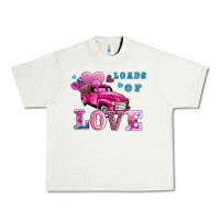Pistachio loads of love wıth truck Urban Heavy Tee - AdoDesignShop