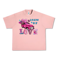 Salmon loads of love wıth truck Urban Heavy Tee - AdoDesignShop