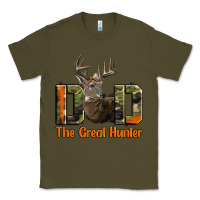 Army Green Western Dad The Great Deer Hunter Classic Tee - LillyAllenDesigns