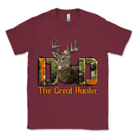 Burgundy Western Dad The Great Deer Hunter Classic Tee - LillyAllenDesigns