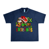 Navy tx christmas cowgirl Urban Heavy Tee - AdoDesignShop