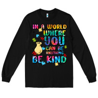 Black in a world where you can be anything Long Sleeve Tee - MaliasSmallBusiness
