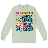 Matcha in a world where you can be anything Long Sleeve Tee - MaliasSmallBusiness