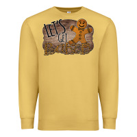 Antique Gold Let's Get Baked Premium Sweatshirt - Bettercallsaul