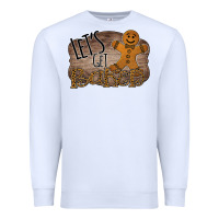 White Let's Get Baked Premium Sweatshirt - Bettercallsaul