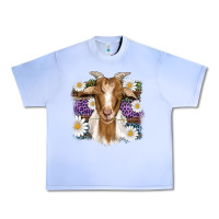Grape Ice easter goat daisys leopard wooden Urban Heavy Tee - Artiststas