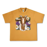 Peanut Butter easter goat daisys leopard wooden Urban Heavy Tee - Artiststas