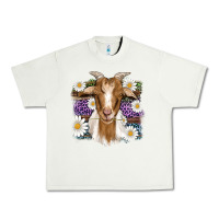 Pistachio easter goat daisys leopard wooden Urban Heavy Tee - Artiststas