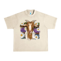 Sandshell easter goat daisys leopard wooden Urban Heavy Tee - Artiststas