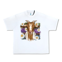 White easter goat daisys leopard wooden Urban Heavy Tee - Artiststas