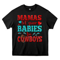 Black mamas let your babies be cowboys Heavy Core Tee - texasbilliewilder