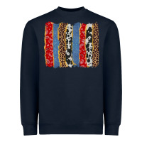 Navy western brushstroke Heavyweight Sweatshirt - AdoDesignShop