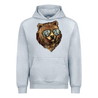 Heather Grey Papa Bear Urban Hoodie - HowdyJamesFarm