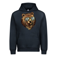 Navy Papa Bear Urban Hoodie - HowdyJamesFarm