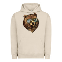 Pigment French Oak Papa Bear Urban Hoodie - HowdyJamesFarm