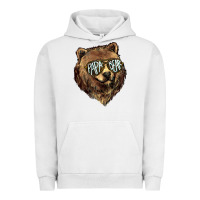 Pigment Lunar Rock Papa Bear Urban Hoodie - HowdyJamesFarm