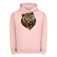 Pigment Salmon Papa Bear Urban Hoodie - HowdyJamesFarm