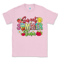 Bubblegum Pink Sweet Summer Time Classic Tee - CowhideDigitalArt