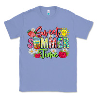 Colony Blue Sweet Summer Time Classic Tee - CowhideDigitalArt