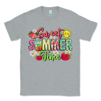 Heather Grey Sweet Summer Time Classic Tee - CowhideDigitalArt