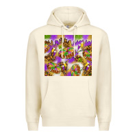 Sandshell Mardi Gras with king cake Premium Hoodie - NancyCooperArtShop
