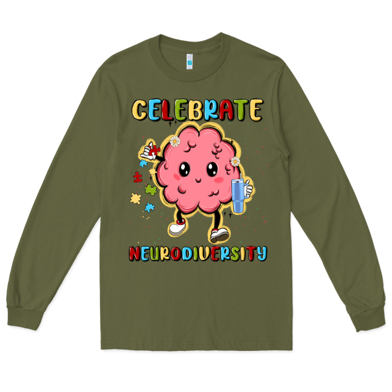 Celebrate Neurodiversity Long Sleeve Tee by MaliasSmallBusiness | Teevron