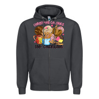 Smoke christmas calories no cuentan Zipper Hoodie - MaliasSmallBusiness